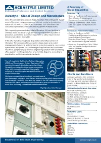 Global Design and Manufacture