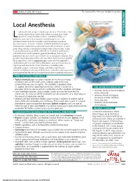 Local Anesthesia for Carpal Tunnel Surgery