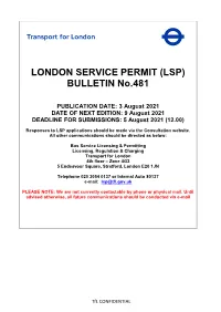 LSP) BULLETIN No.481