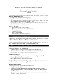 Part IB Summary of Product Characteristics