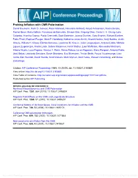 Probing Inflation with CMB Polarization Daniel Baumann, Mark G