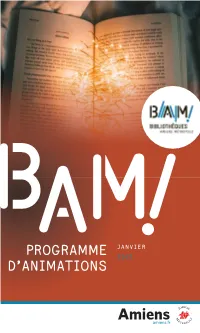 Programme D'animations