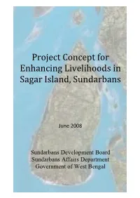 Project Concept for Enhancing Livelihoods in Sagar Island, Sundarbans