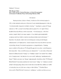 Why Busing Failed: Race, Media, and the National Resistance to School Desegregation (University of California Press, Forthcoming February 2016)