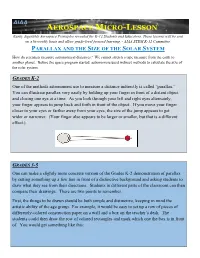 Aerospace Micro-Lesson