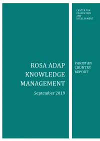 Rosa Adap Knowledge Management