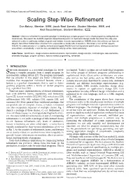 Scaling Step-Wise Refinement