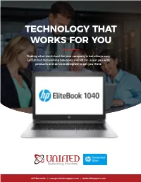 Technology That Works for You