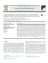 Coastal Vulnerability to Typhoon Inundation in the Bay Ofￃﾂￂﾠ