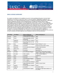 Disclosure Summary