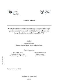 Master Thesis