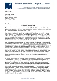 Nuffield Department of Population Health