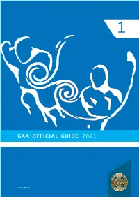 Official Guide - Part 1 Containing the Constitution and Rules of the G.A.A., Revised and Corrected up to Date, and Published by Authority of the Central Council