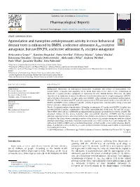 Agomelatine and Tianeptine Antidepressant Activity in Mice Behavioral