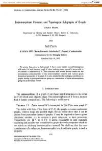 Endomorphism Monoids and Topological Subgraphs of Graphs