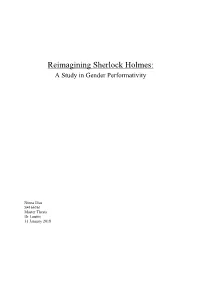 Reimagining Sherlock Holmes: a Study in Gender Performativity