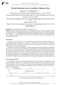 The Gas Distribution Law in a Coal Mine in Shaanxi, China Zhao Lei