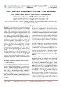 Finding New Earths Using Machine Learning & Committee Machine