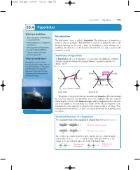 Hyperbolas 753