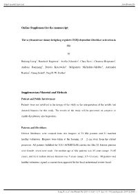 Online Supplement for the Manuscript: Supplementary Material and Methods