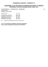 Appendix 14 Rossendale