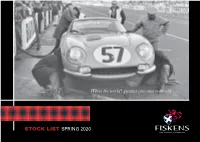 Fiskens Stocklist Spring 2020