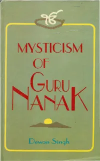 MYSTICISM of GURU NANAK by the Same Author
