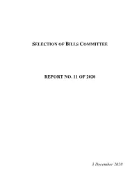 Report No. 11 of 2020