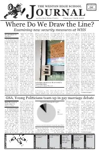 Where Do We Draw the Line? Examining New Security Measures at WHS Dents As Safe As Possible