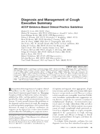 ACCP Guideline: Diagnosis and Management of Cough