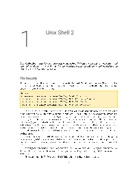 Unix Shell 2