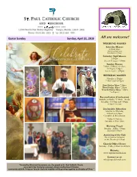 All Are Welcome!
