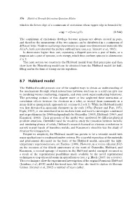 8.7 Hubbard Model