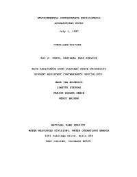 Acenaphthene Environmental Summary
