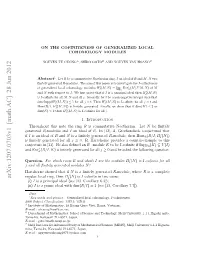 Arxiv:1207.0703V1 [Math.AC]