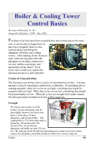 Boiler & Cooling Tower Control Basics