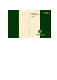 Download Complete Journal of Contemporary Studies 2017 Summer