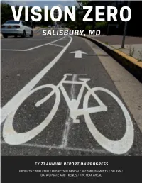 FINAL Vision Zero Annual Report FY 2021