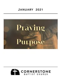 Praying with Purpose