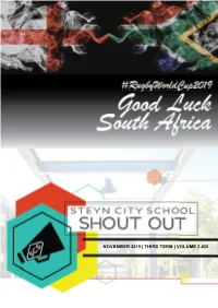 SCS Shout out Volume 2.30 31 October 2019.Indd