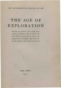 The Age of Exploration