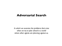 Adversarial Search