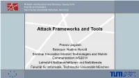 Attack Frameworks and Tools