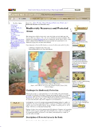Biodiversity Resources and Protected Areas