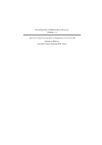 Encyclopaedia of Mathematical Sciences Volume 122 Operator