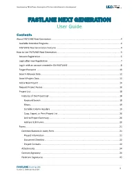 FASTLANE NEXT GENERATION User Guide