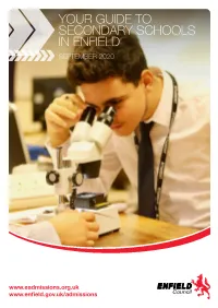 Guide to Secondary Schools in Enfield September 2020