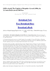 The Exploits of Brigadier Gerard (1896), by A.Conan Doyle (Novel) Online