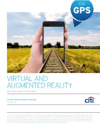 Virtual and Augmented Reality: Are You Sure It Isn't Real?, Which Summarized Market Trends from a Systematic Perspective