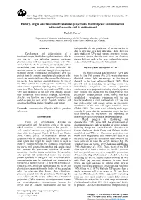 History, Origin, and Function of Transzonal Projections: the Bridges of Communication Between the Oocyte and Its Environment